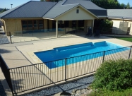 TEAKWOOD STONE AROUND POOL